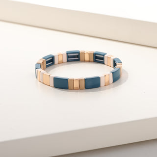 Aria Enamel Tile Bracelet