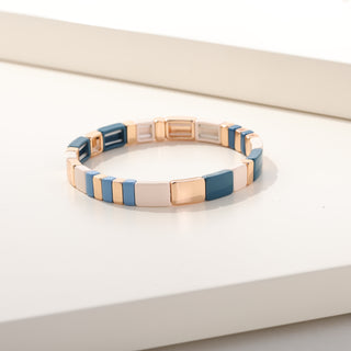 Ariel Enamel Tile Bracelet