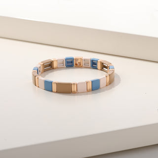 Aspen Enamel Tile Bracelet