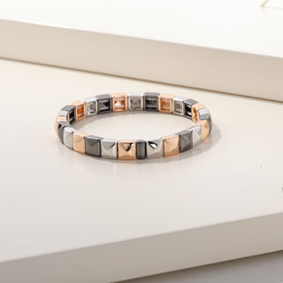 Charlie Enamel Tile Bracelet