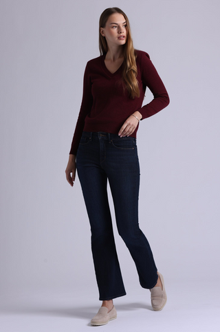 Power Shoulder Long Sleeve Sweater