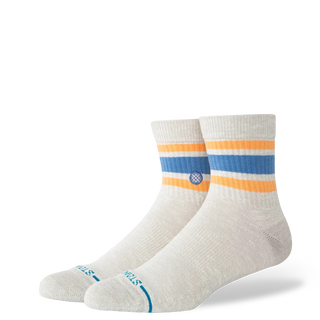 Slub Boyd Quarter Socks