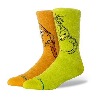 The Grinch x Stance Grinch And Max Crew Socks