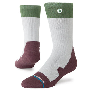 Tri Block Hike Wool Crew Socks