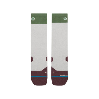 Tri Block Hike Wool Crew Socks