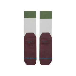Tri Block Hike Wool Crew Socks