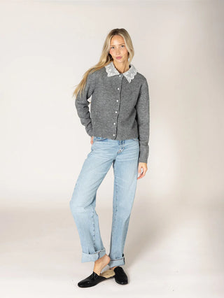 Aisha Lace Collar Cardi