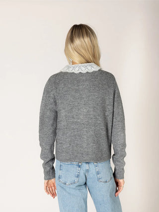 Aisha Lace Collar Cardi