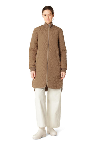 Long Padded Quilt Jacket