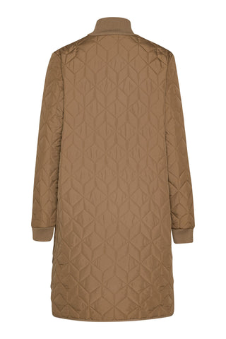 Long Padded Quilt Jacket