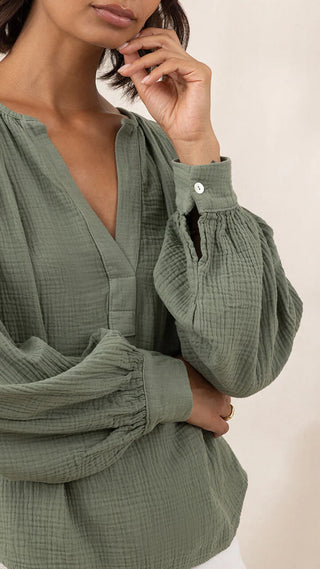 Gauzy Cotton Shirt