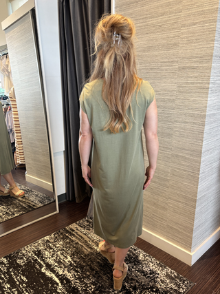 Alina Washed Midi Dress