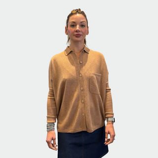 Andrea Button Up Cashmere Cardigan