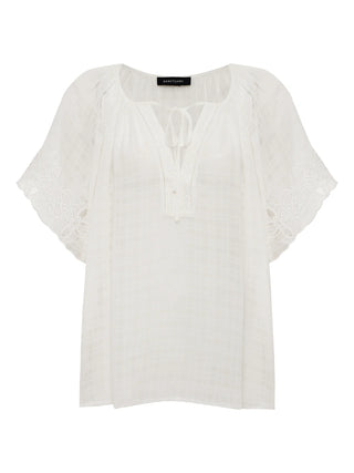 Easy Brunch Embroidered Blouse