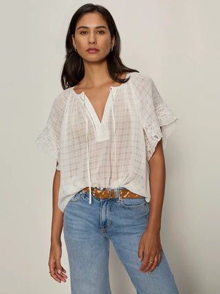 Easy Brunch Embroidered Blouse