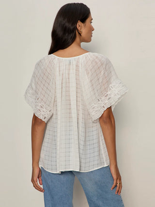 Easy Brunch Embroidered Blouse
