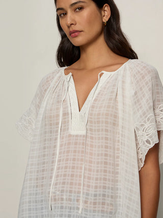 Easy Brunch Embroidered Blouse