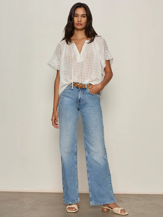 Easy Brunch Embroidered Blouse