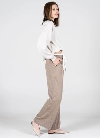Double Waist Ultra Soft Tie Front Pant
