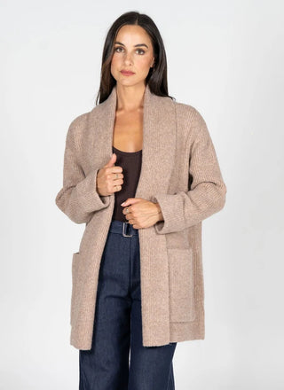 Oversized Open Cardigan