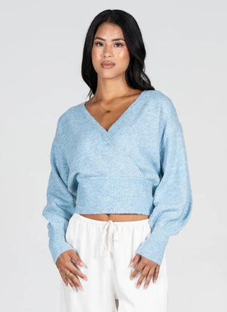 Wrap Knit Sweater