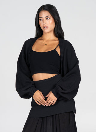 Cotton Knit Shrug