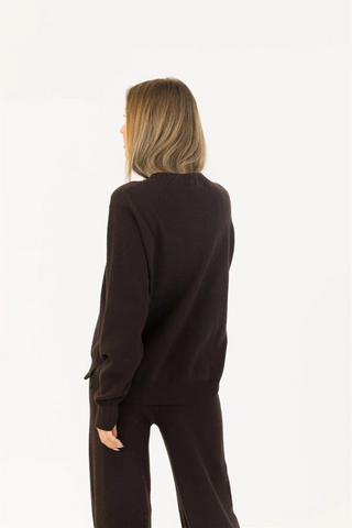 Claret Crew Neck Pullover