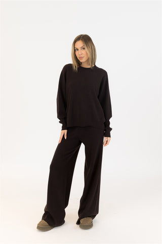Claret Crew Neck Pullover
