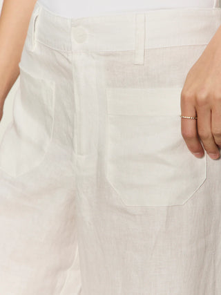 The Linen Marine Wide Leg