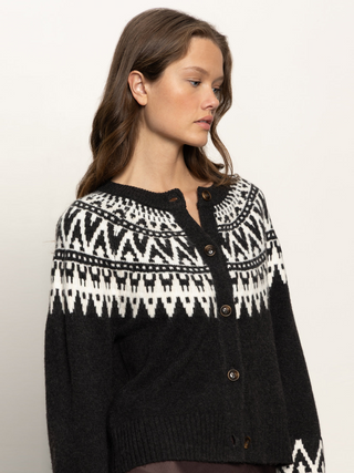 Fairaisle Crewneck Cardi