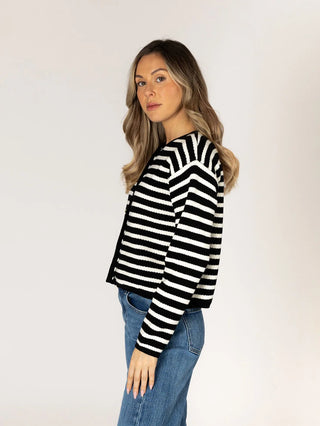 Devon Stripe Cardigan