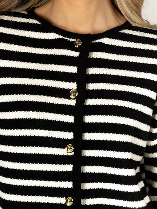 Devon Stripe Cardigan