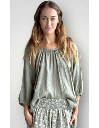 Louisa Linen Top