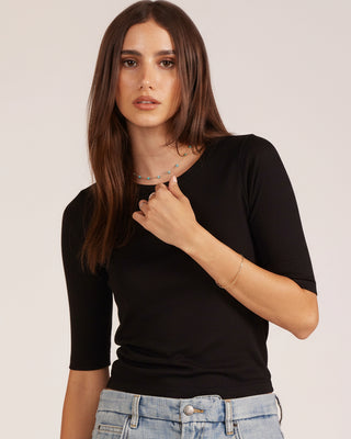 Slim Tee Elbow Length