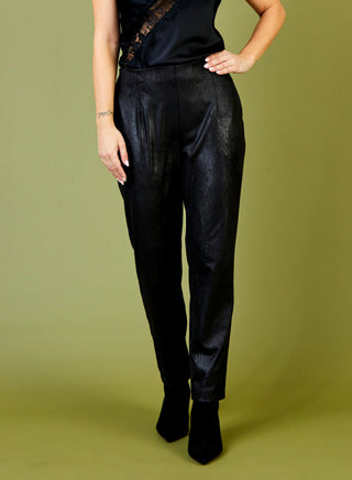 Elena Faux Leather Cigarette Pants