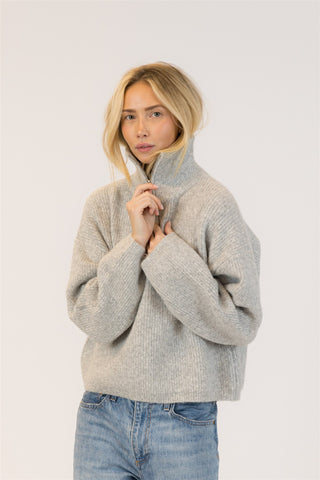 Eva Mock Neck Pullover
