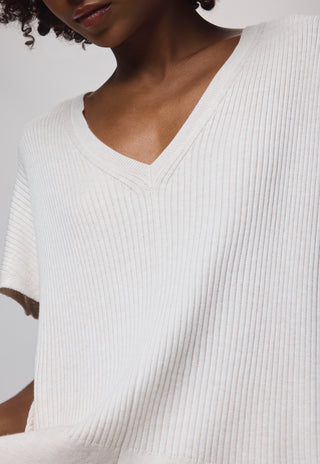 Georgie Cashblend Short Sleeve Sweater