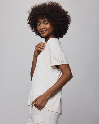 Georgie Cashblend Short Sleeve Sweater