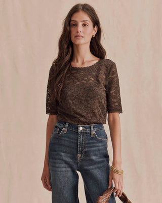 Skyler Stretch Lace Top