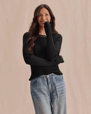 Georgie Pointelle Sweater