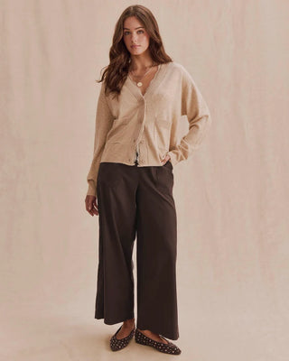 Angie Texture Slub Pant