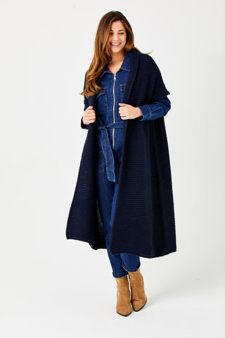 Fernando  Chunky Knit Long Gilet