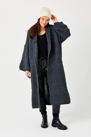 Filippo Chunky Knit Long Cardigan