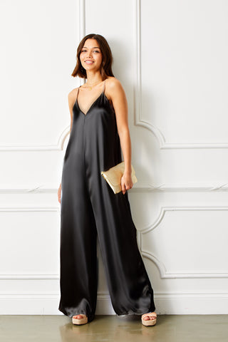 Genoa Satin Jumpsuit