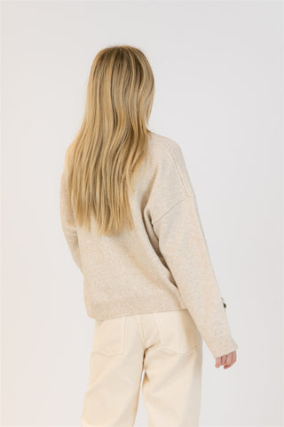 Holly Flower Crew Neck Pullover