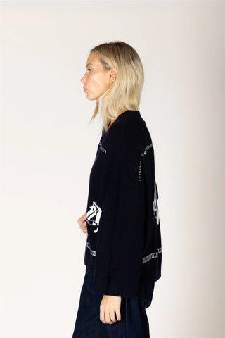 Horse Print Open Cardi