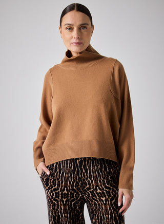 Wendy Cashmere Turtle Neck Sweater