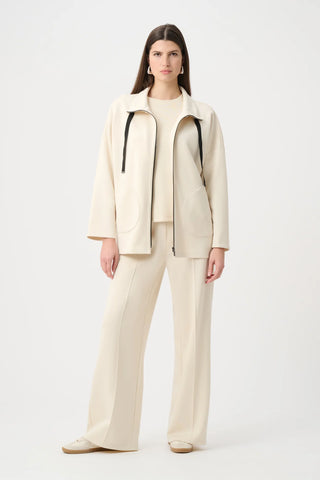 Funnel Neck Boxy Jacket