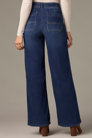 Whitney Sky Rise Wide Leg Jeans