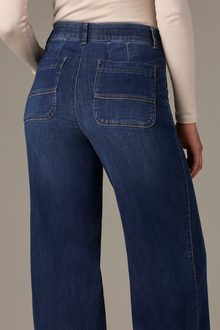 Whitney Sky Rise Wide Leg Jeans